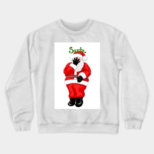 Facepalm Santa Crewneck Sweatshirt